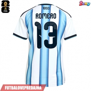 Lacne Ženy Futbalové dres Argentína Cristian Romero #13 MS 2026 Krátky Rukáv - Domáci